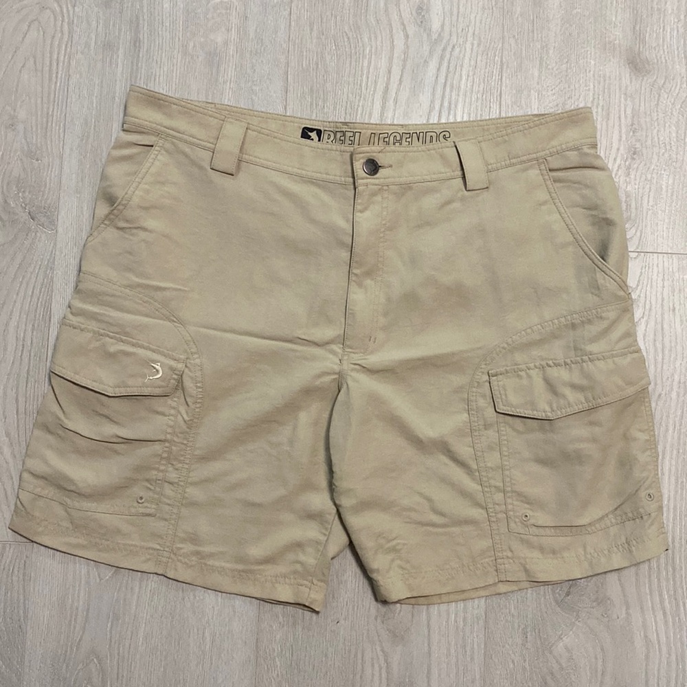 🔥BUNDLESALE Mens 42 Reel Legends hybrid quick dry fishing shorts